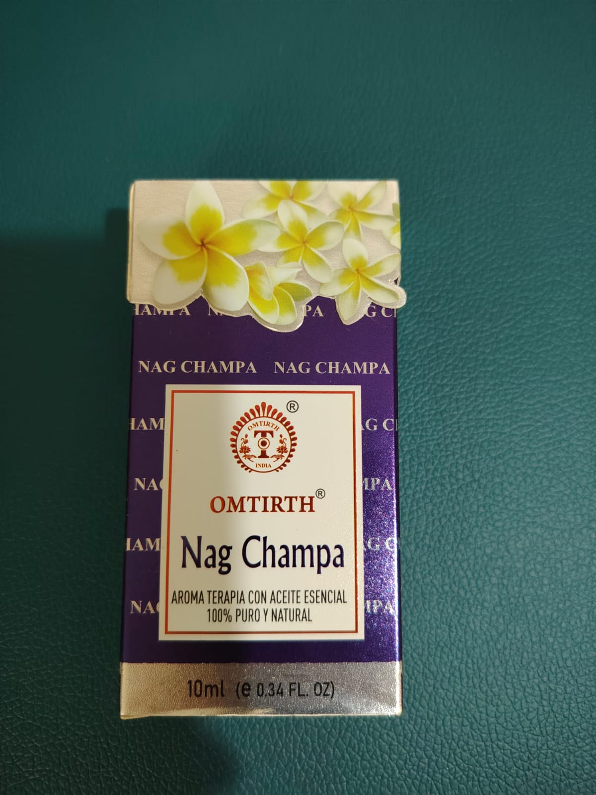 Aceite esencial Nag Champa Omtirth
